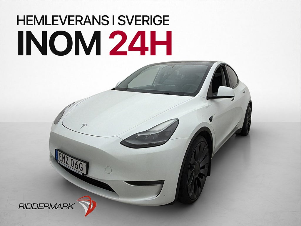 Tesla Model Y Performance AWD Drag Uppgraderad-AP Värmepump