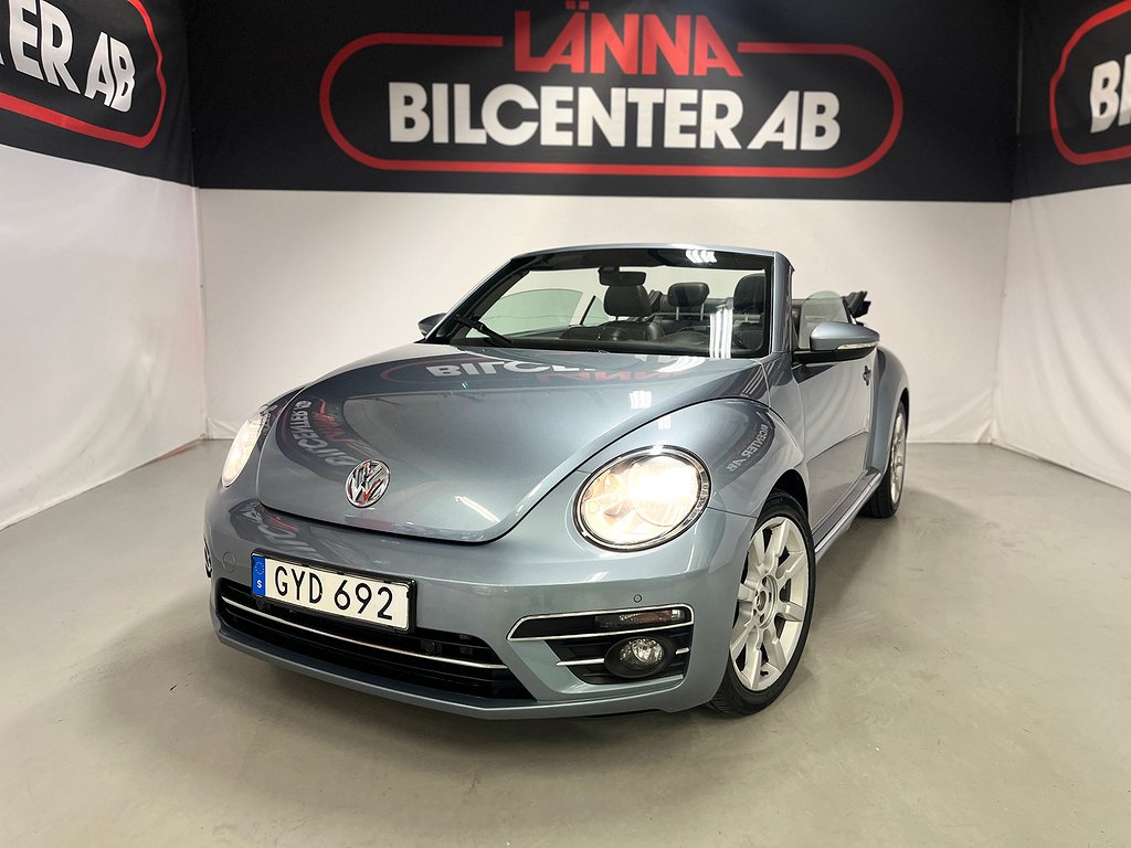 Volkswagen The Beetle Cab 1.4 TSI Aut 1ÄG Skinn PDC Nyservad