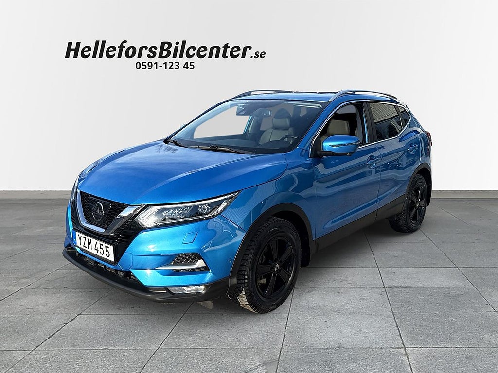 Nissan Qashqai Automat 360 kamera V-hjul DRAG Nav P-sensorer fram o ...
