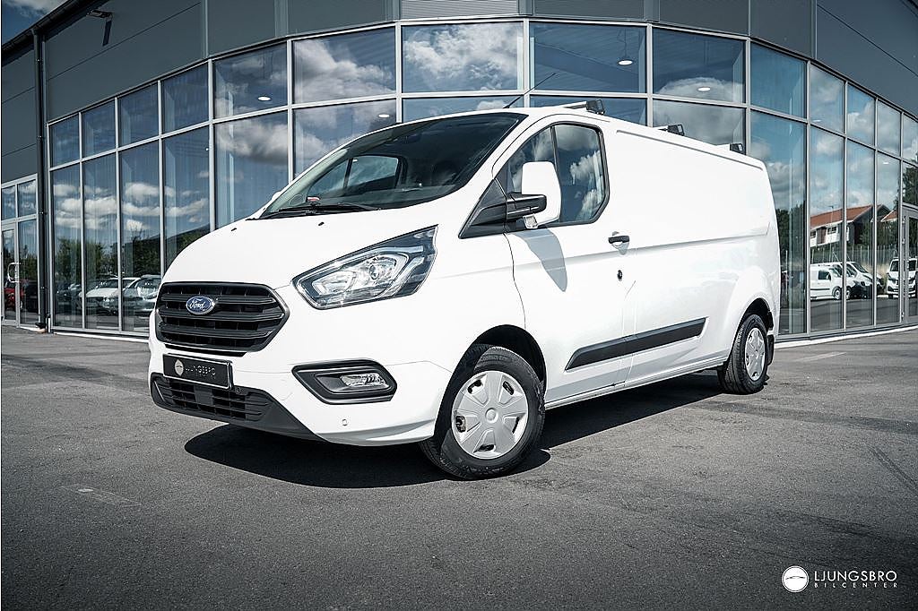 Ford Transit Custom 300 130hk / 3 Sits / Drag / Kamera / Leasebar