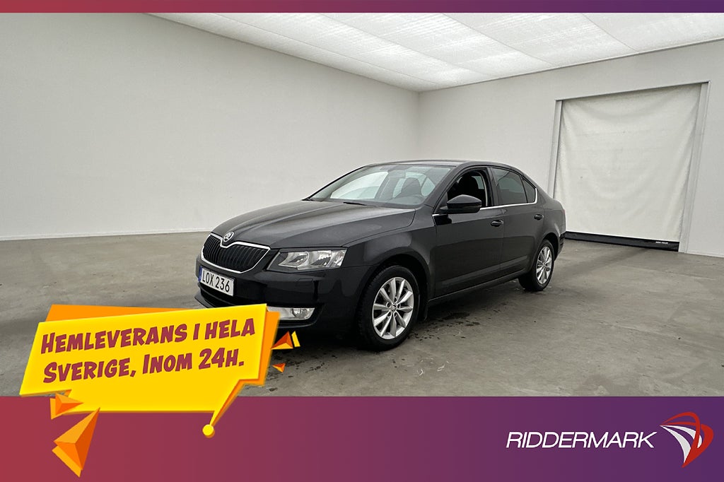 Skoda Octavia 1.8 TSI 180hk P-Värmare P-Sensorer Dragkrok