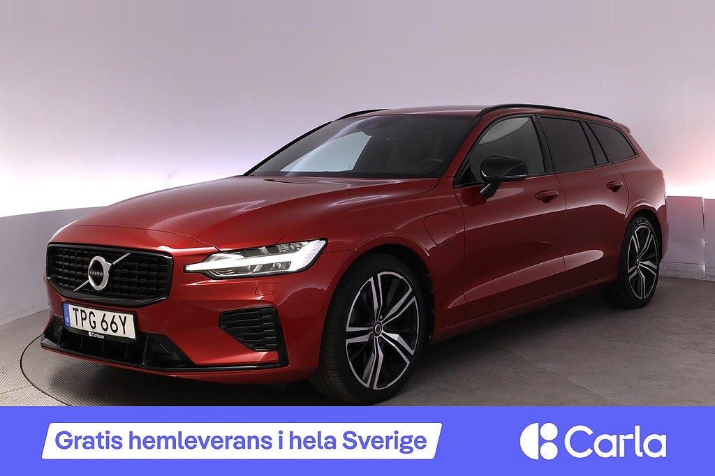 Volvo V60 Recharge T8 AWD R-Design Elstol Kamera BLIS Navi