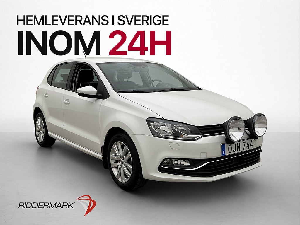 Volkswagen Polo 1.2 TSI 90hk Bluetooth Farthållare 0,47l/mil