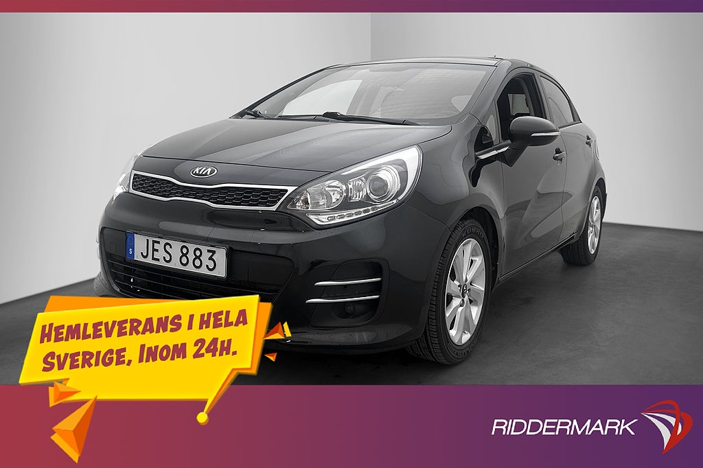 Kia Rio 1.4 CVVT 109hk Automat Rattvärme 1-brukare