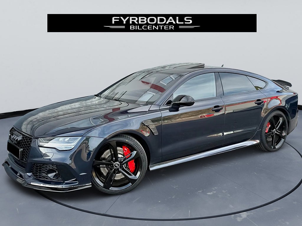 Audi RS7 C7,5 4,0 TFSI V8 Q 560HK TAKLUCKA 21" MATRIX 3620kr/mån