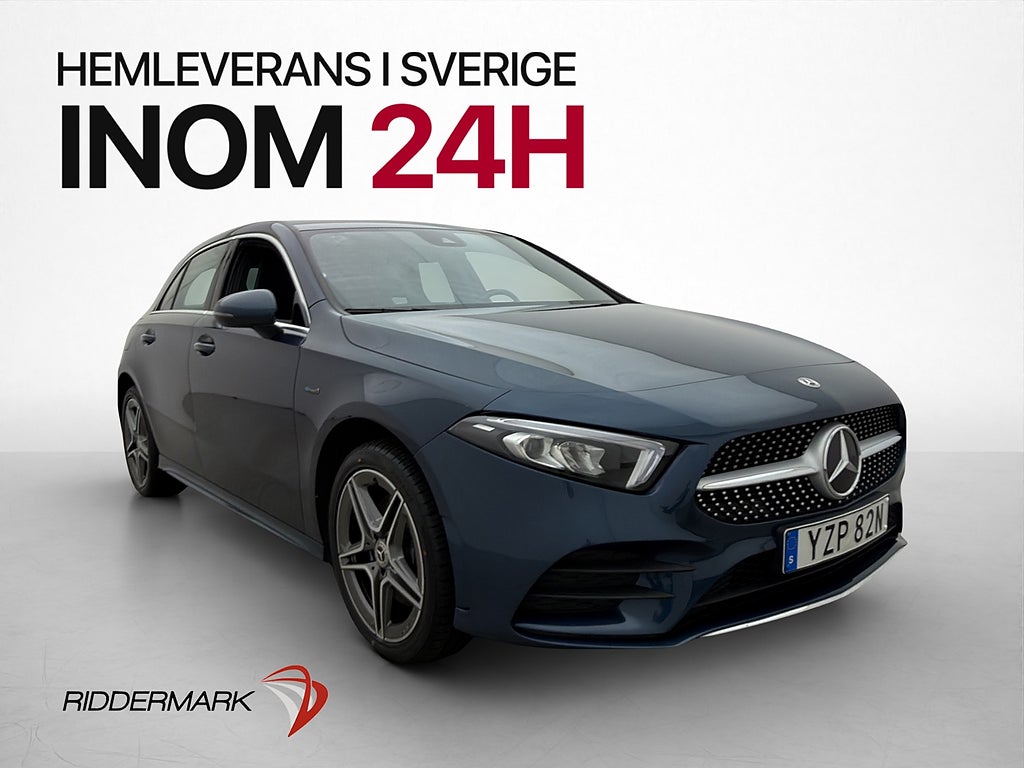 Mercedes-Benz A 250 e 218hk AMG Line Kamera Värm Farthållare