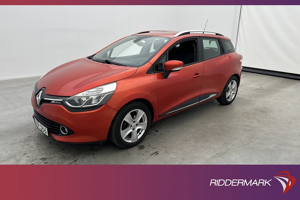 Renault Clio Sport Tourer 1.5 dCi 90hk Navi Sensorer Drag