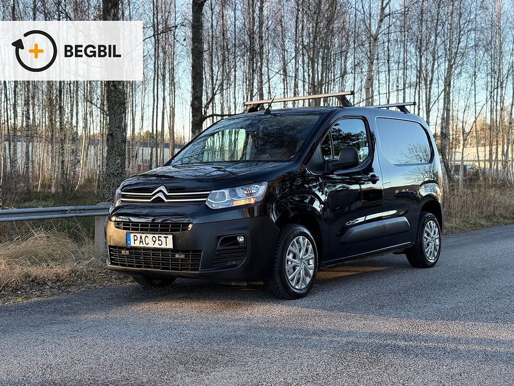 Citroën Berlingo Van 1.5 BlueHDI I Carplay I Värmare I Leasbar I 3-Sits I 5915 MI