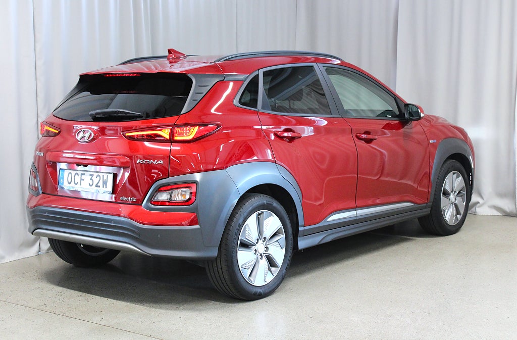 Hyundai Kona Electric 64 kWh 204HK, Premium, Trend, 1 Ägare, 94% SoH