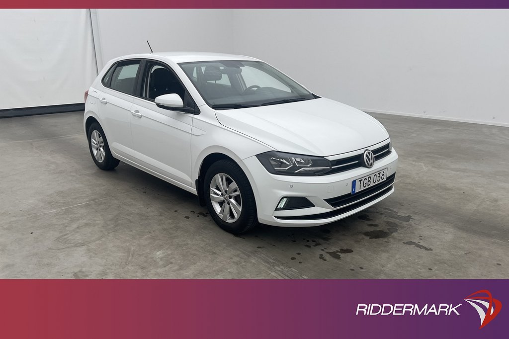 Volkswagen Polo 1.0 TSI 95hk CarPlay Sensorer Adaptiv farth.