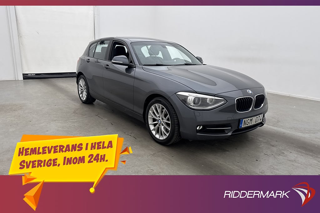 BMW 120 D xDrive 184hk Sport line HiFi Sensorer Keyless