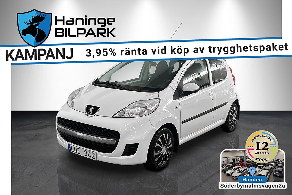 Peugeot 107 5-dr 1.0 /NY-SERVAD /M-VÄRMARE  /SUPERDEAL Fr 3,95%