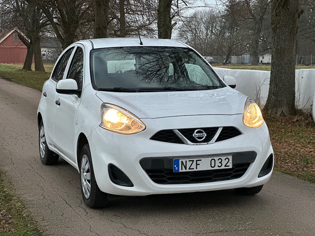 Nissan Micra 1.2 Euro 5. Svensksåld. En ägare exkl. bilha. Ny besiktigad. 