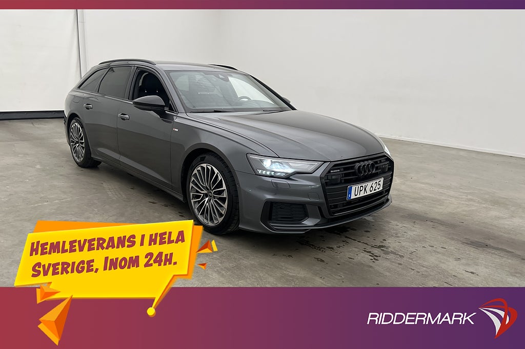 Audi A6 Avant 55 TFSI e Q 367hk S-Line Dragkrok Cockpit