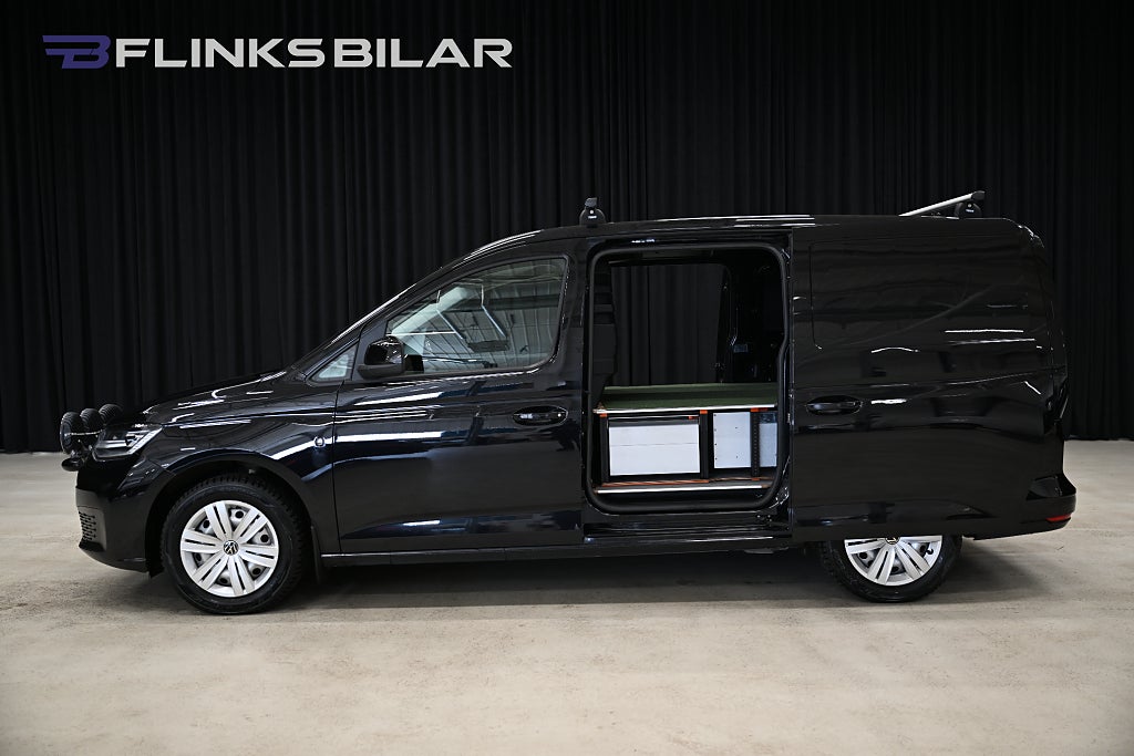 Volkswagen Caddy Maxi 4Motion 122HK Nedlackad|LED|Dubbeldörr|Dubbelgolv|SeUtr