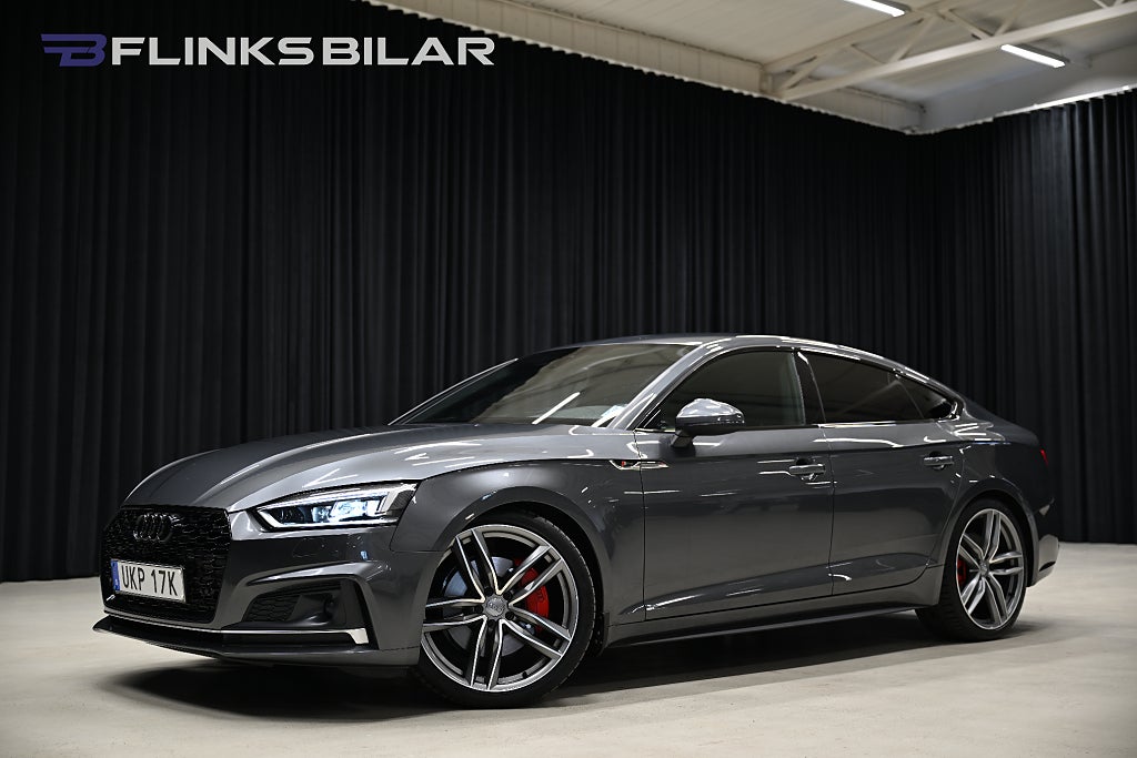 Audi A5 Sportback Quattro 245HK Automat|S-Line|Cockpit|SeUtr!!
