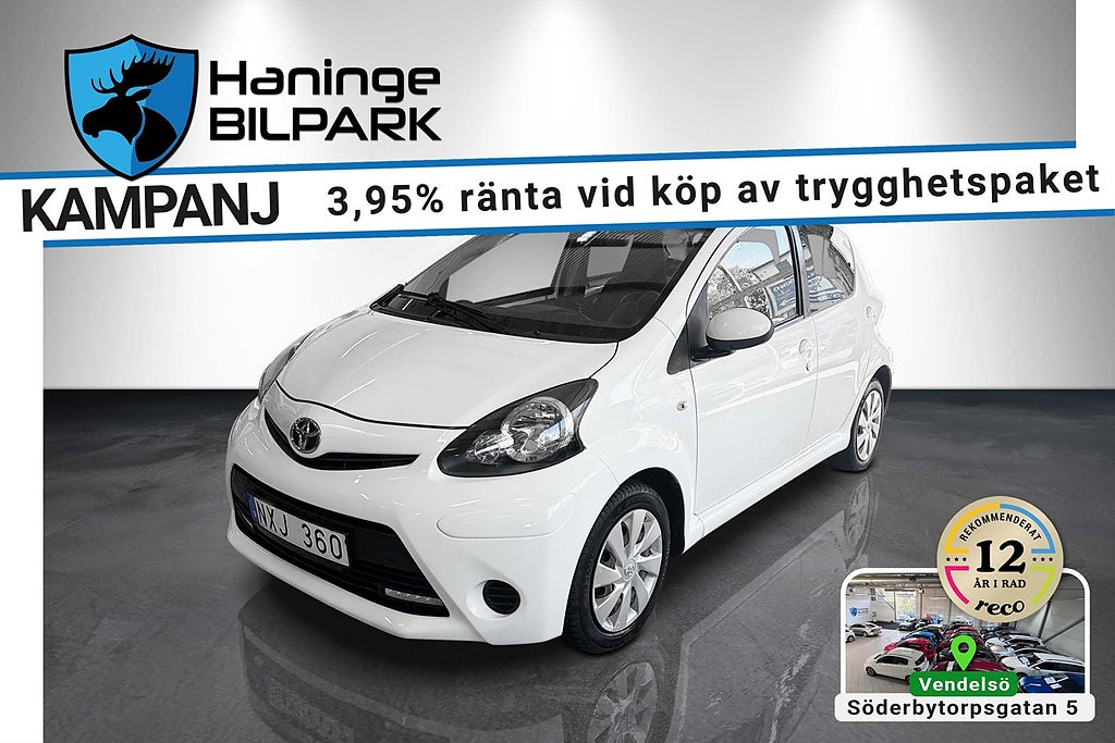 Toyota Aygo 5-DR 1.0 SUPERDEAL FR 3.95% / NYSERVAD / NYBESIKTAD 