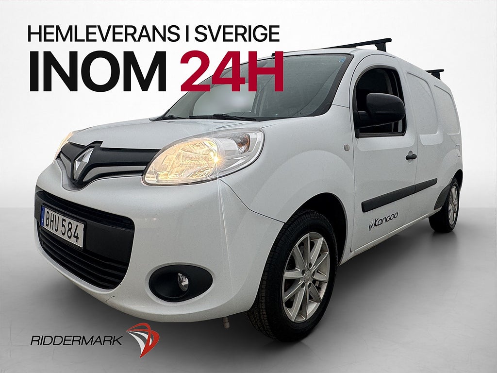 Renault Kangoo Express Maxi Ny-Kamrem Värmare Dragkrok Moms