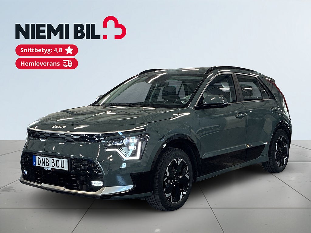 Kia Niro EV Action S&V-hjul 100% SoH Nybilsgaranti Kamera MOMS