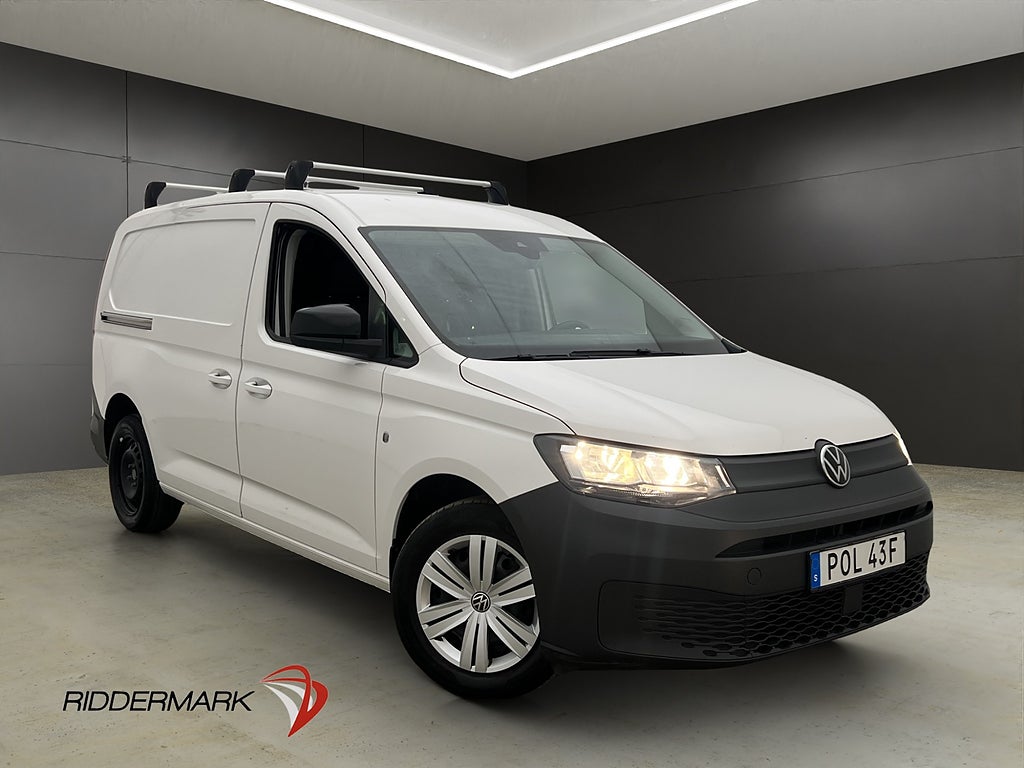 Volkswagen Caddy Maxi Cargo Värmare PDC Drag CARPLAY Moms