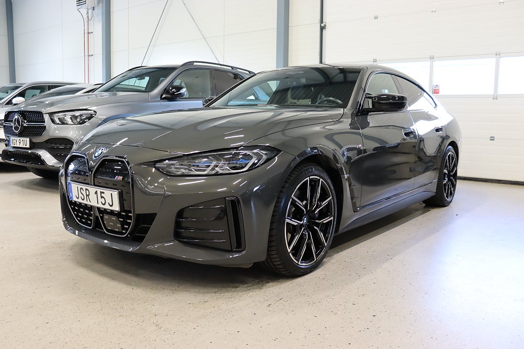 BMW i4 M50 xDrive M Sport Drag 360° P-Värm HuD Läder H/K 544hk