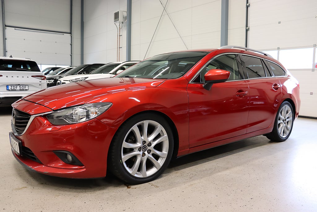 Mazda 6 Wagon 2.2 SKYACTIV-D Skinn B-Kamera Bose Navi 175hk