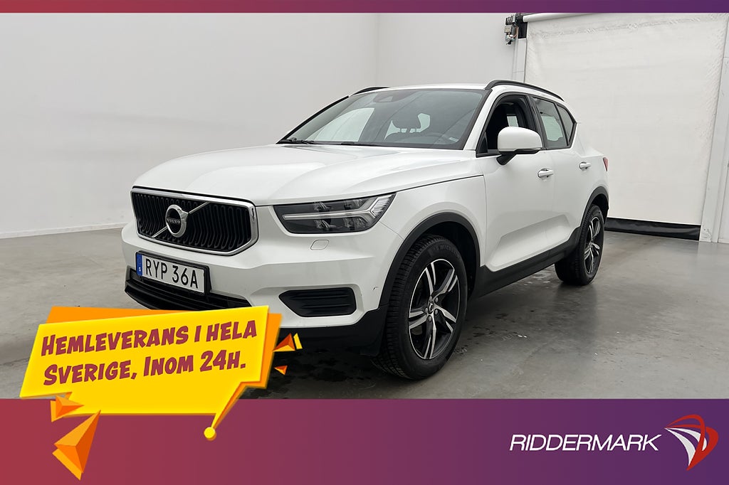 Volvo XC40 D3 150hk Kinetic VOC Värmare Kamera Drag Rattvärm