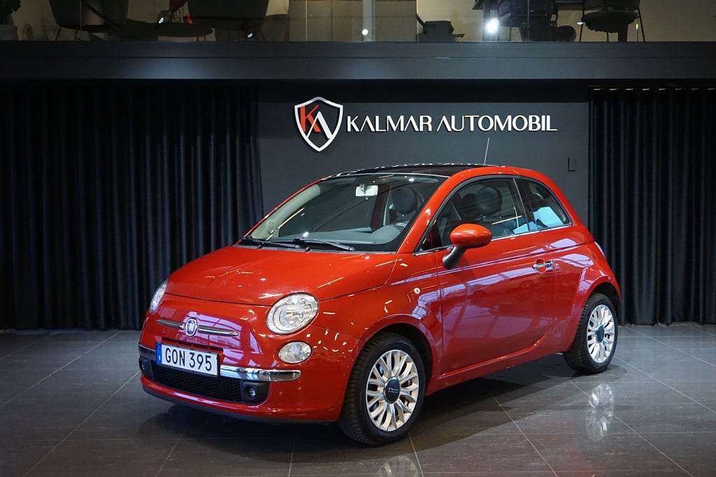 Fiat 500 1.2 8V Lounge Ac Panorama Svensksåld 