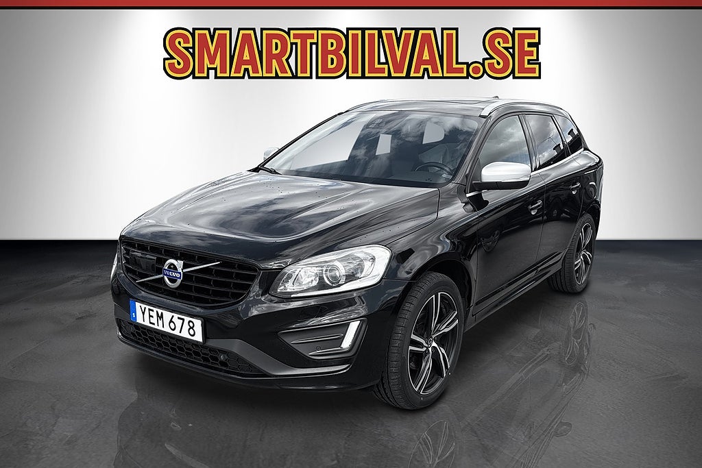 Volvo XC60 D4 AWD Auto R-Design Pano D-Värm B-Kamera Drag GPS Eu6