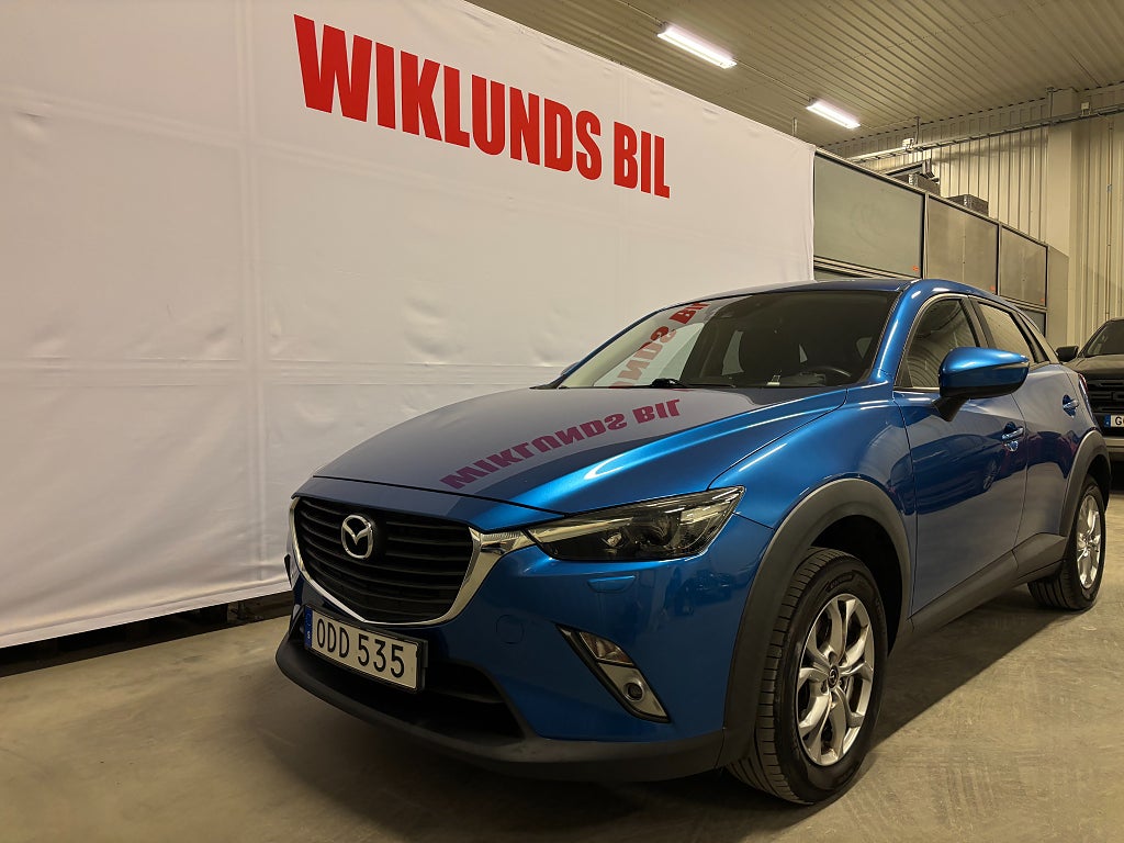 Mazda CX-3 2.0 SKYACTIV-G 120hk Sv-såld GPS Bluetooth 2 ägare