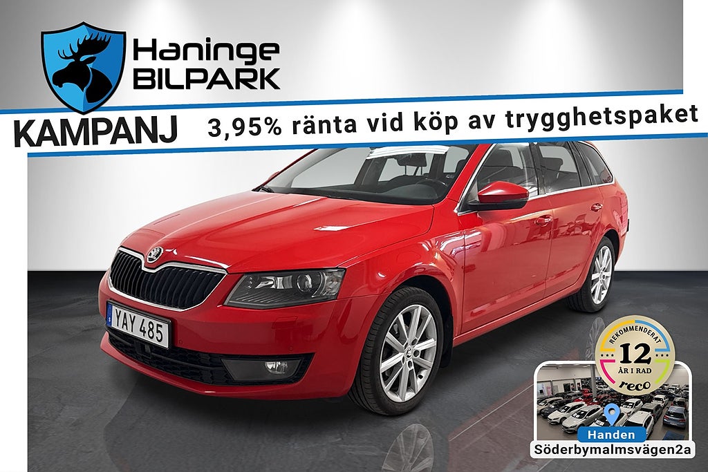Skoda Octavia Kombi 1.2 TSI Aut Elstol Värmare Drag/SUPERDEAL 3,95%