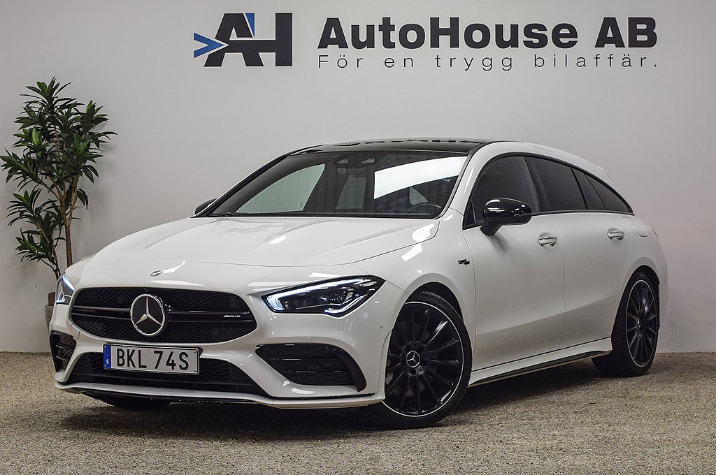 Mercedes-Benz AMG CLA 35 4MATIC Shooting Brake Glastak Navi Skinn Drag