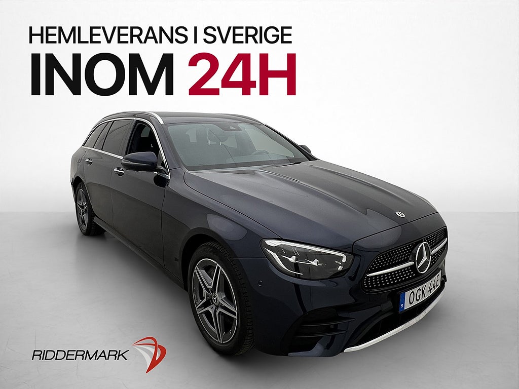 Mercedes-Benz E 300 T de 4M AMG Wide 360° D-Värm Drag Moms