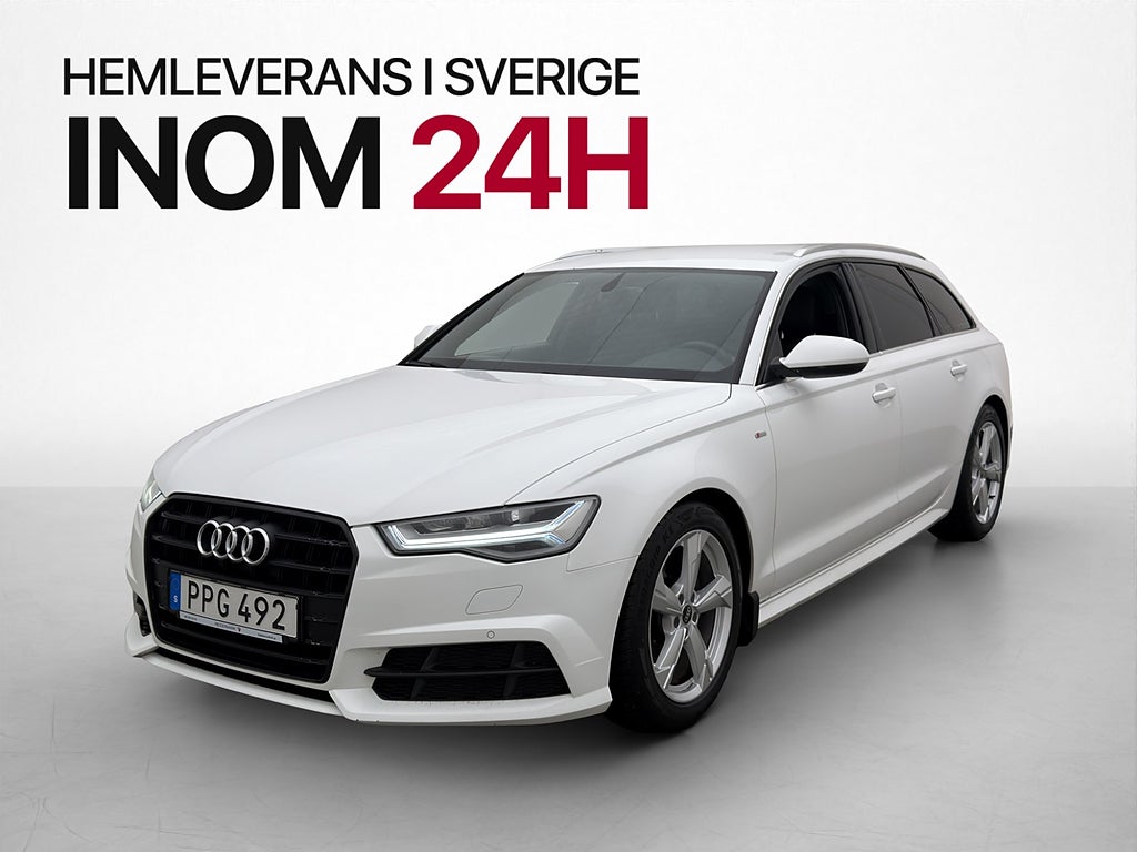 Audi A6 2.0 TDI 109hk S-Line B-Kamera Halvskinn 0.45l/mil