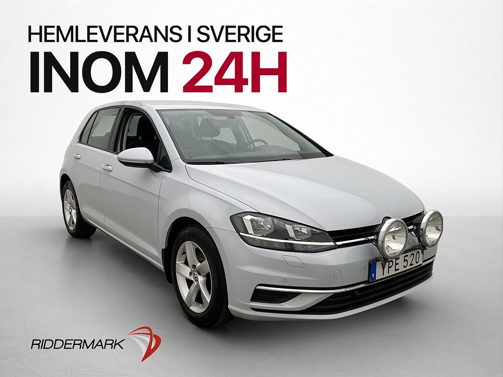 Volkswagen Golf Värmare Endast 0,39l/mil CarPlay Kamera