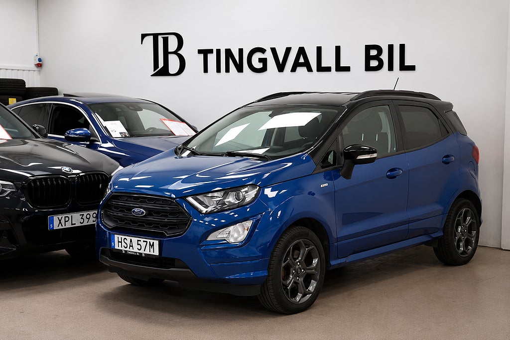 Ford Ecosport 1.0 EcoBoost ST-Line GPS APPLECARPLAY 1 ÄGARE S&V HJUL
