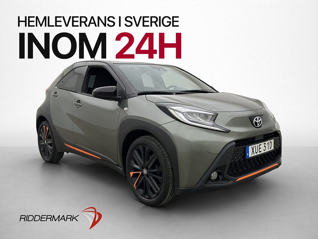 Toyota Aygo X 1.0 VVT-i 72hk Limited JBL Kamera Halvskinn