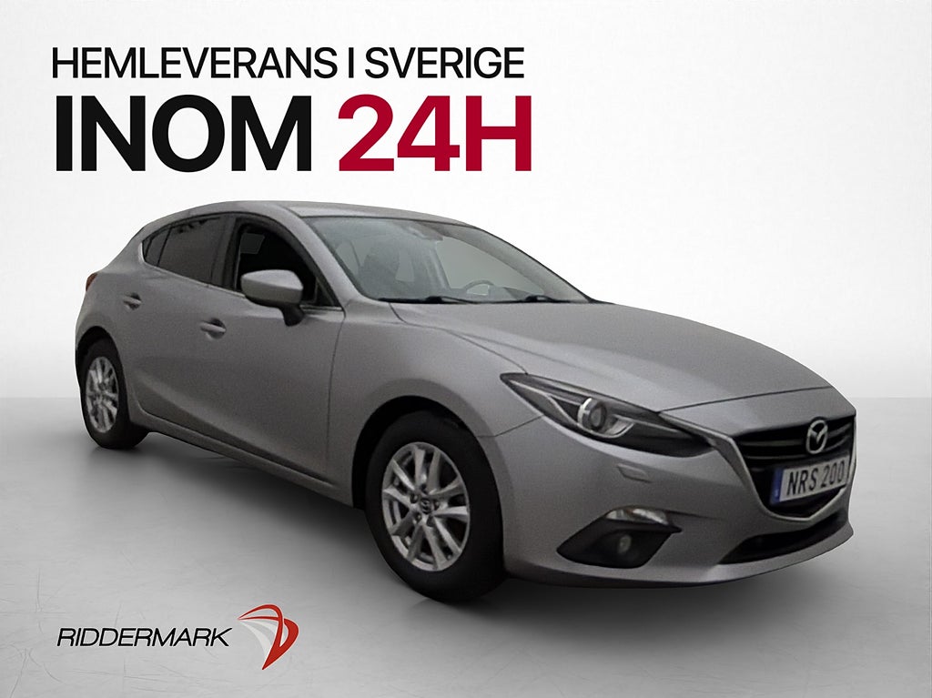 Mazda 3 2.0 SKYACTIV-G Värmare 2-Zons Sensorer Keyless