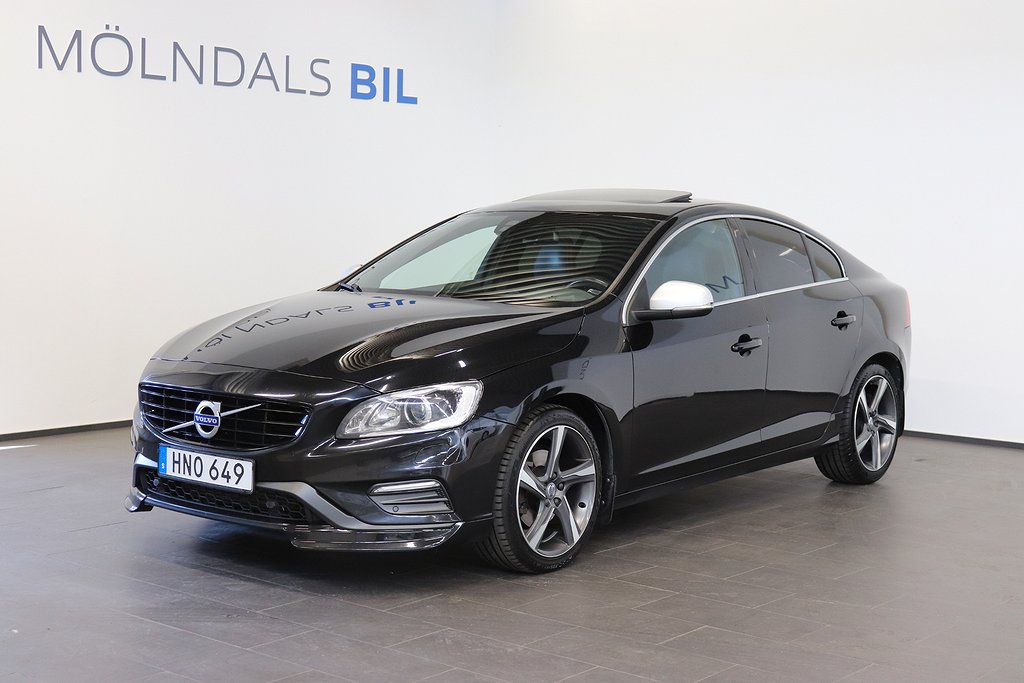 Volvo S60 T4 R-Design Business Edition PRO Glastak Navi 190h