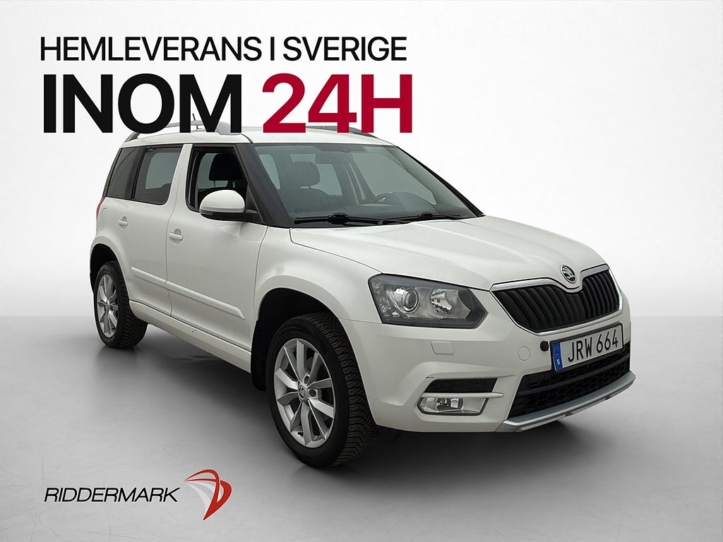 Skoda Yeti TSI 122hk Drivers Edt M-Värmare Kamera Navi Drag