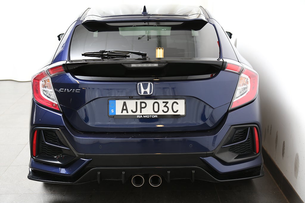 Honda Civic 1,5 i-VTEC Turbo 182hk Sport Plus 5D Motorvärmare 2021