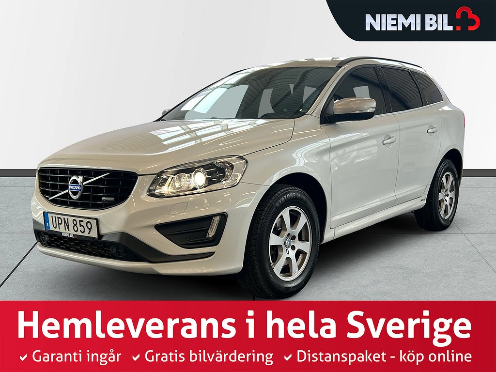 Volvo XC60 D4 AWD R-Design Panorama/Dvärm/Navi/Skinn