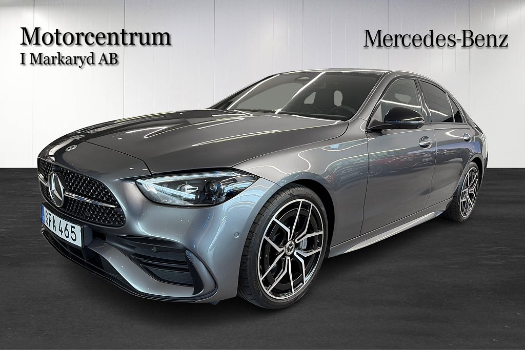 Mercedes-Benz C 220 d Sedan Aut/AMG/Värmare/Minne/360-Kamera/Carplay