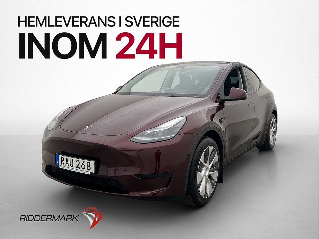 Tesla Model Y RWD Standard Range 1-Brukare Drag Skinn Pano