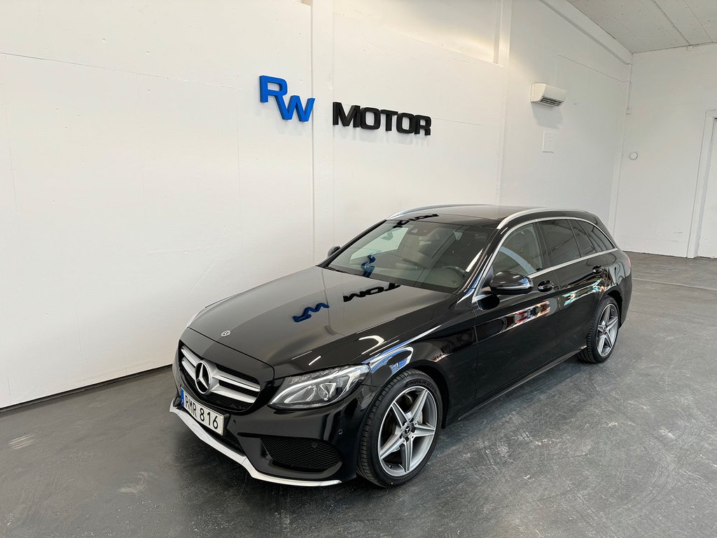 Mercedes-Benz C 220 T d 170hk 4MATIC AMG Burmester Pano Drag