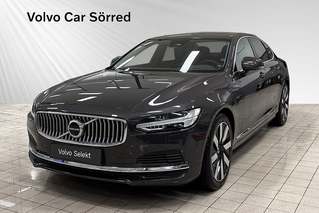 Volvo S90 Recharge T8 Ultimate Bright I Läder I H&K I 360°