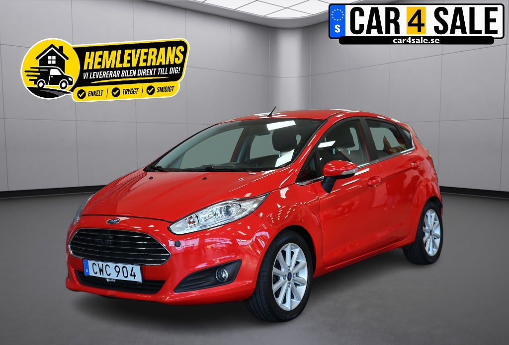 Ford Fiesta 1.0 Euro 6 | Värmare med tidur | Bluetooth | SoV