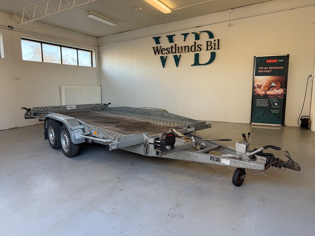 Brenderup AT2000TB Biltrailer | 1990kg | Hydraltipp | Ny Vinch | MOMS