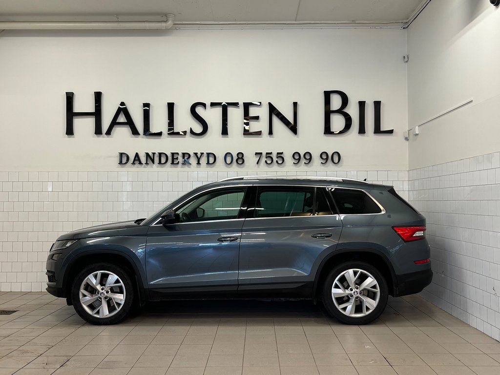 Skoda Kodiaq 2.0 TDI 4x4 Aut Businessline Skinn 7-Sits Svensksåld