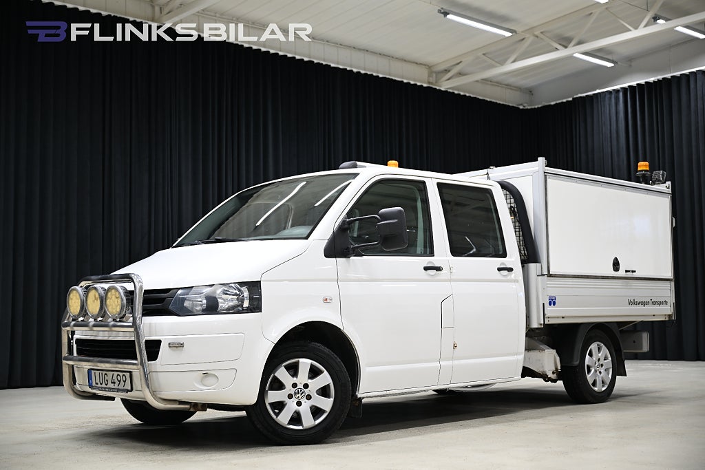Volkswagen Transporter 4Motion 140HK Dubbelhytt|Kåpa|V-Inredd|Leasbar|SeUtr!!!